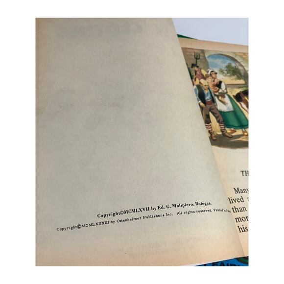 Vintage Giant Fairy Tale Books Lot Grimm Andersen Carroll Perrault Ottenheimer - Picture 8 of 8